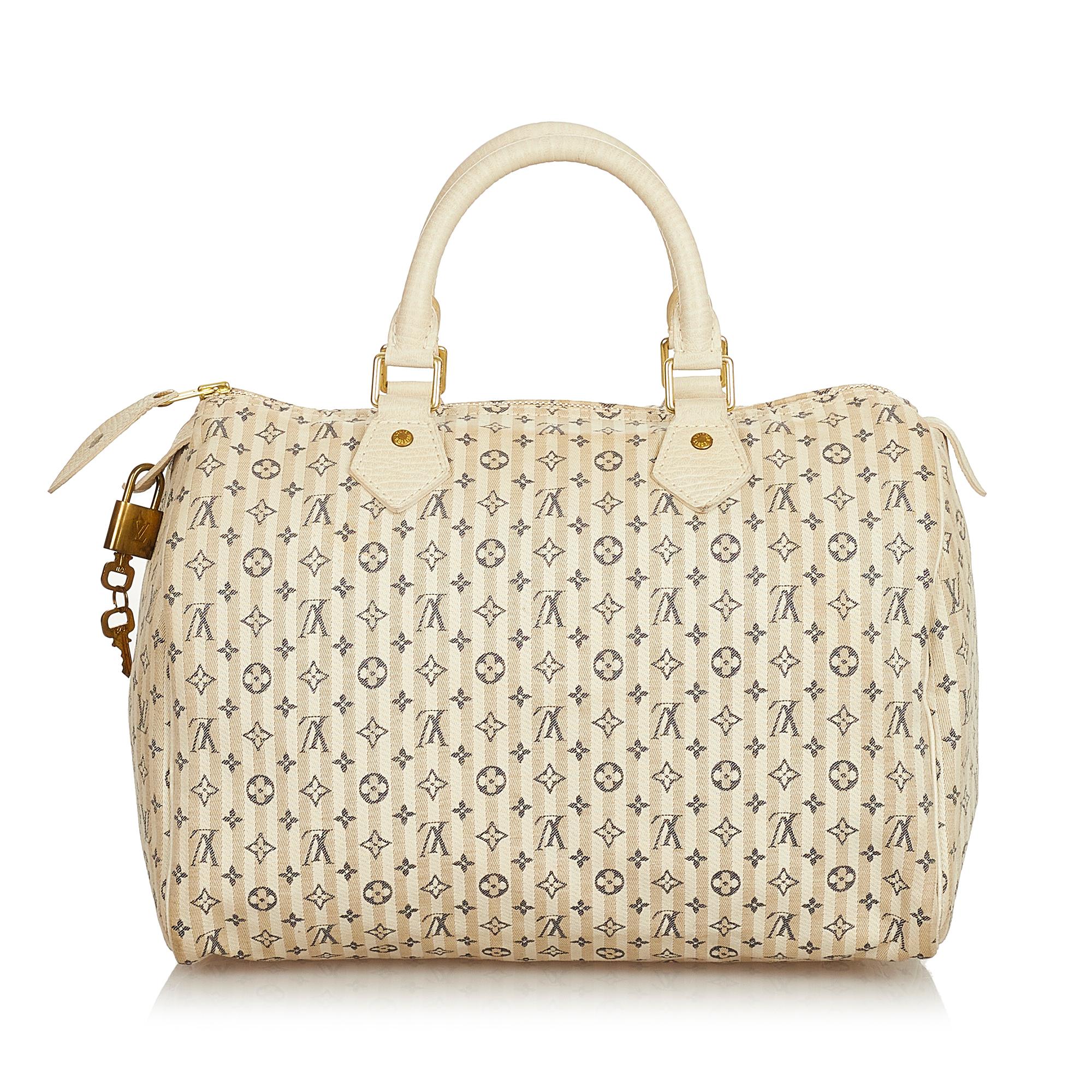 Louis Vuitton Mini Lin Croisette Speedy 30 (SHG-26131)
