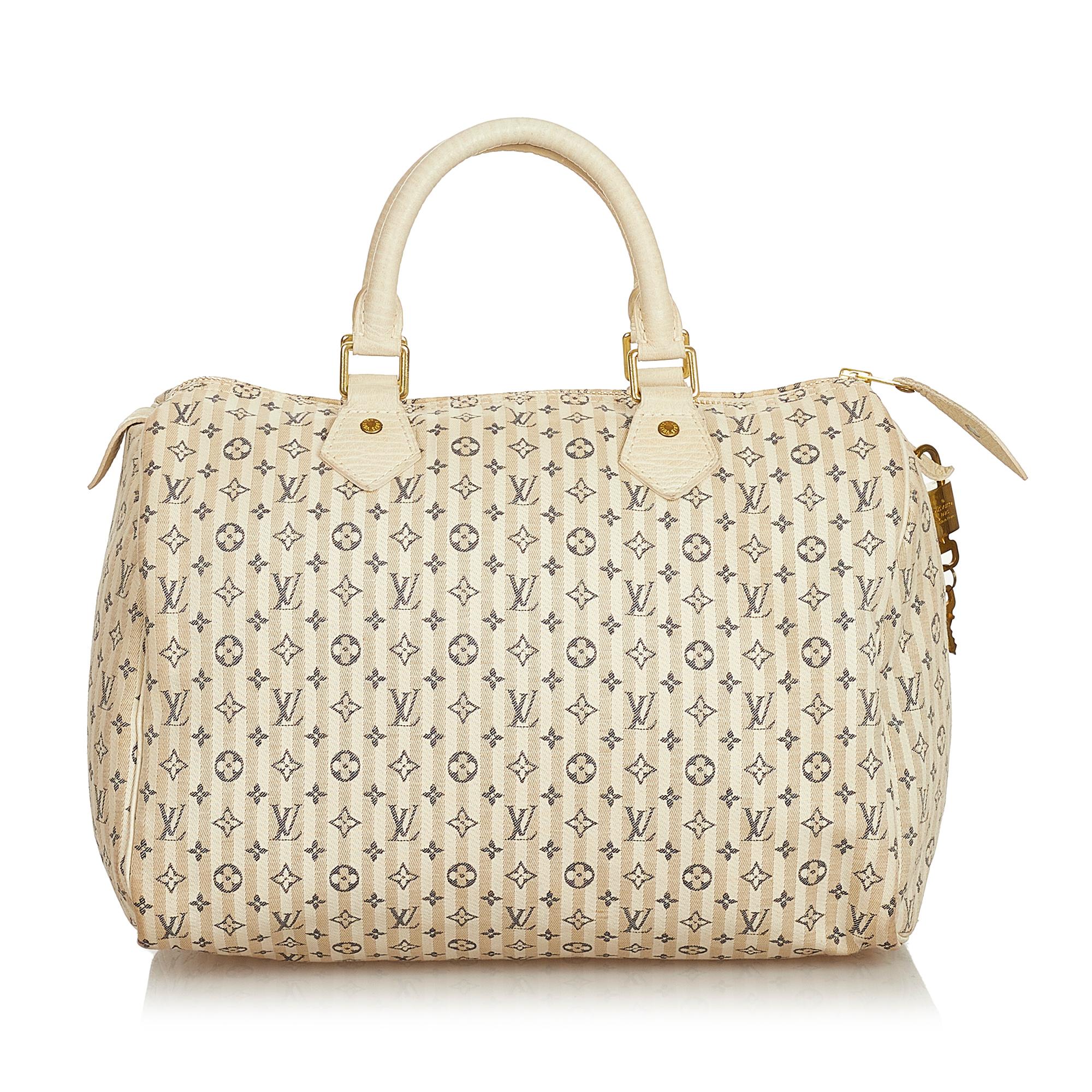 Louis Vuitton Mini Lin Croisette Speedy 30 (SHG-26131)