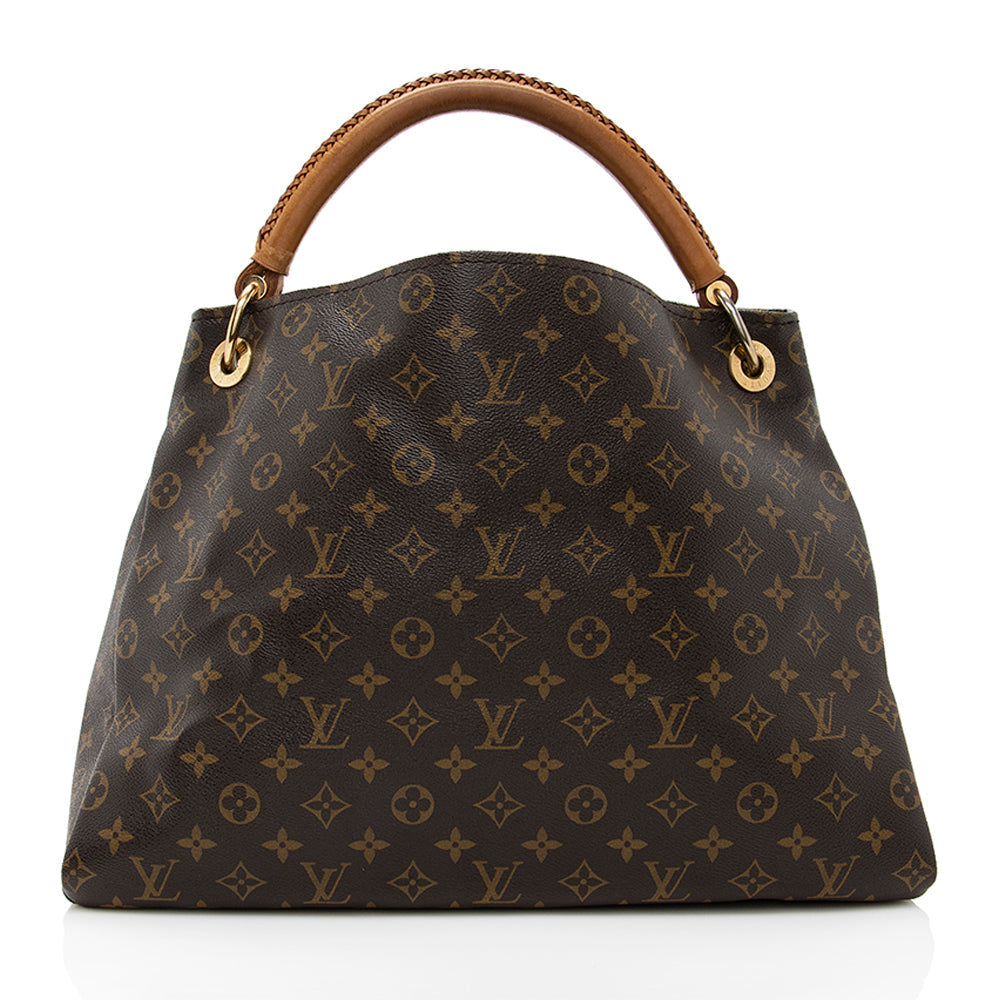 Louis Vuitton Monogram Canvas Artsy MM Shoulder Bag (SHF-18405)