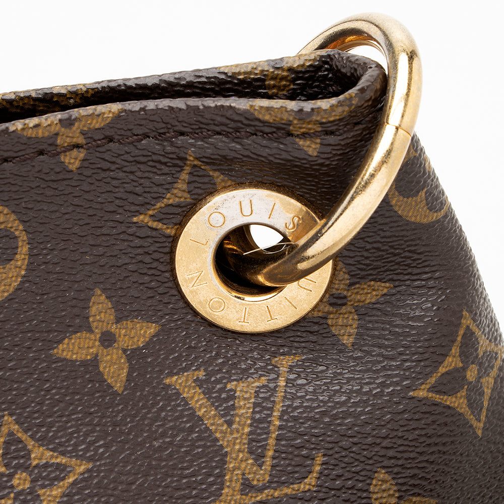 Louis Vuitton Monogram Canvas Artsy MM Shoulder Bag (SHF-18405)