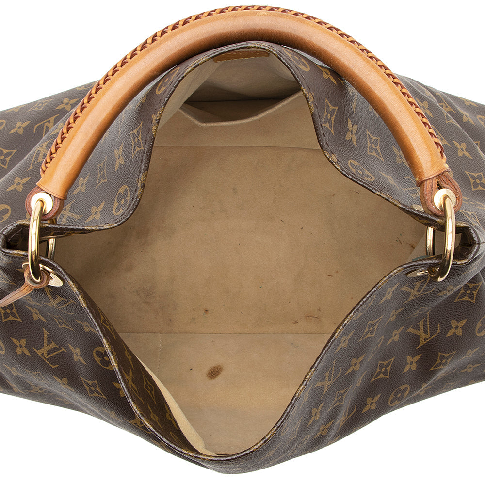 Louis Vuitton Monogram Canvas Artsy MM Shoulder Bag (SHF-18405)