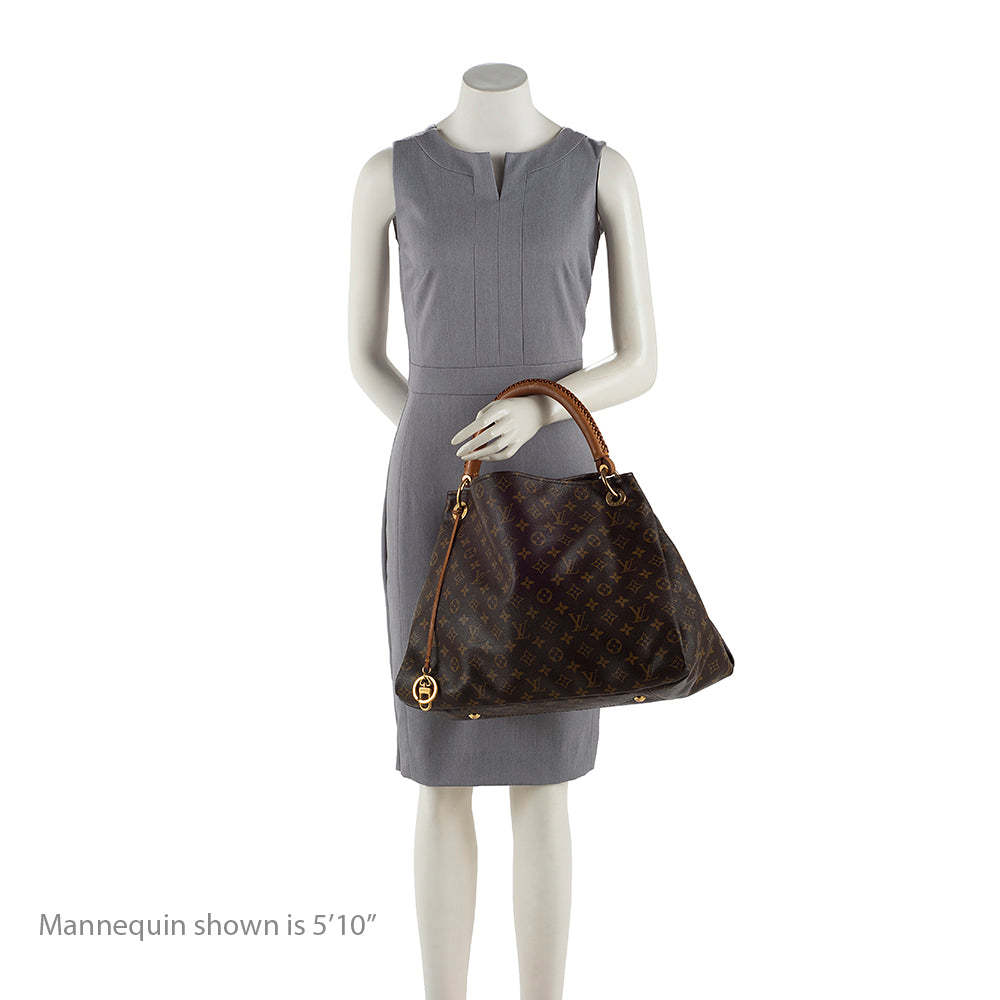 Louis Vuitton Monogram Canvas Artsy MM Shoulder Bag (SHF-18405)