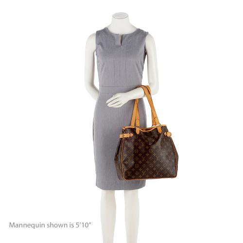 Louis Vuitton Monogram Canvas Batignolles Vertical Tote (SHF-17142)