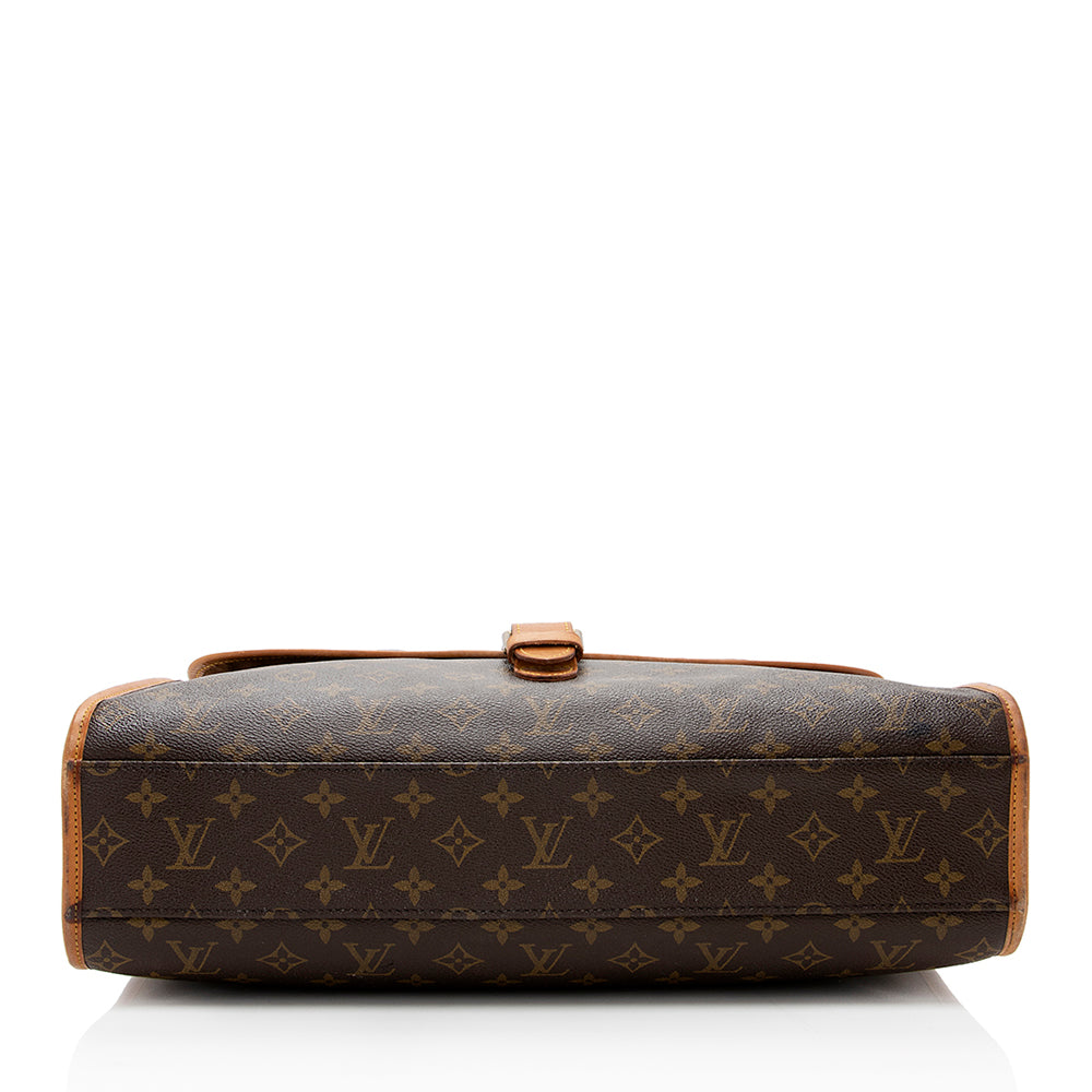 Louis Vuitton Vintage Monogram Canvas Bel Air GM Shoulder Bag (SHF-17800)