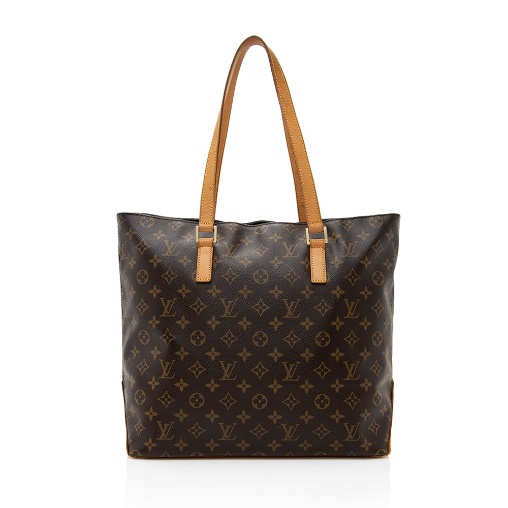 Louis Vuitton Monogram Canvas Cabas Mezzo Tote (SHF-18417)