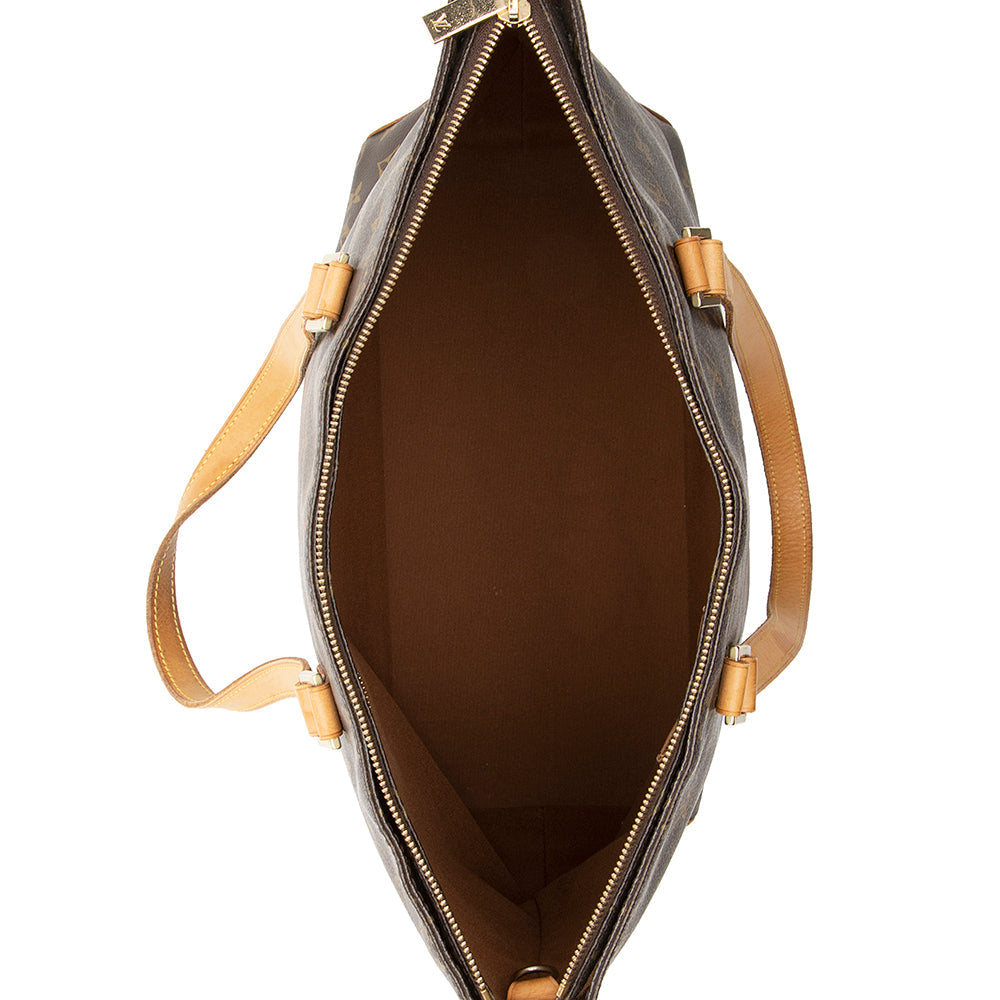 Louis Vuitton Monogram Canvas Cabas Mezzo Tote (SHF-18417)