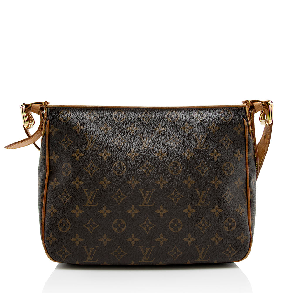 Louis Vuitton Monogram Canvas Hudson GM Shoulder Bag (SHF-18402)