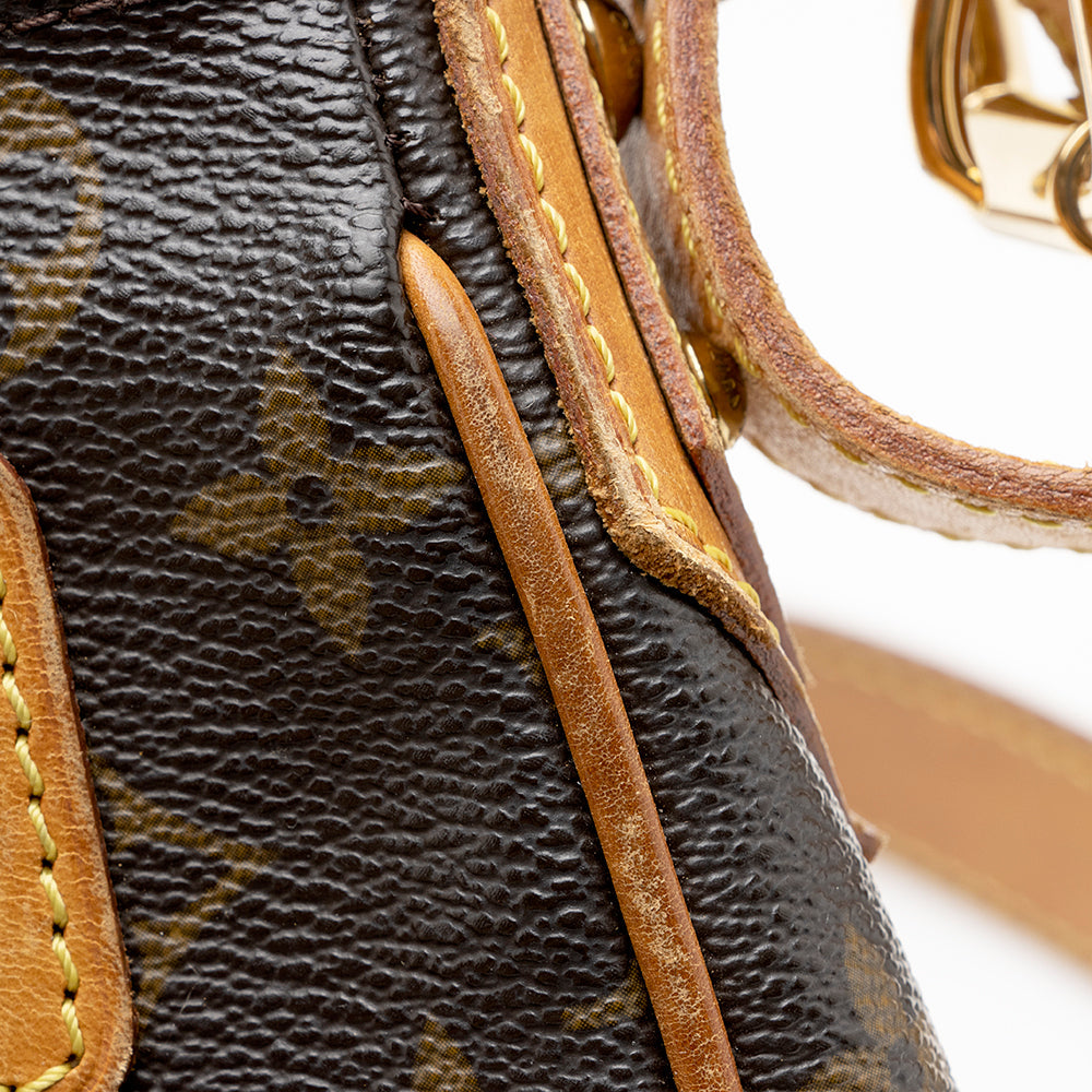 Louis Vuitton Monogram Canvas Hudson GM Shoulder Bag (SHF-18402)