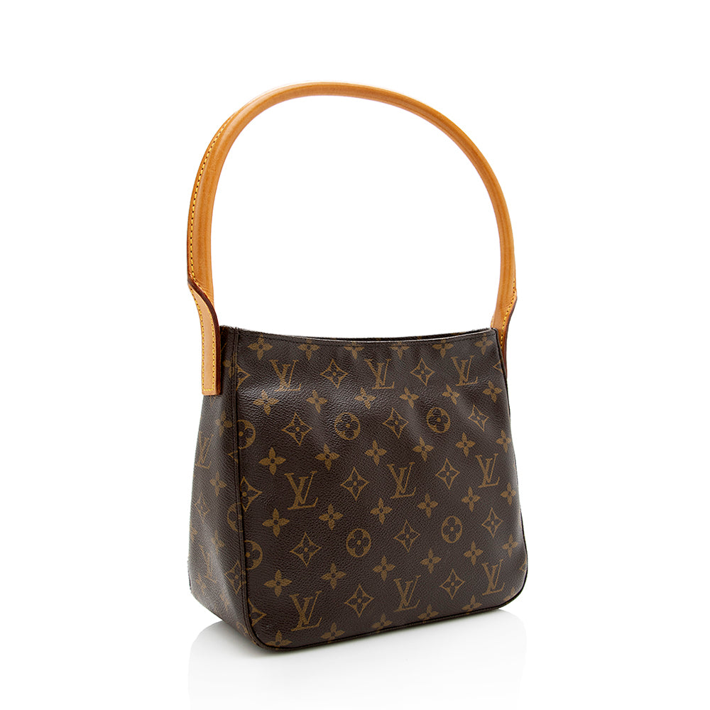 Louis Vuitton Monogram Canvas Looping MM Shoulder Bag (SHF-17843)