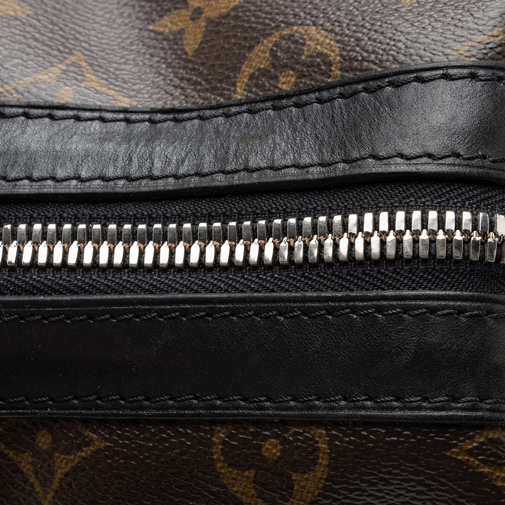 Louis Vuitton Monogram Canvas Macassar Torres Messenger Bag (SHF-16575)