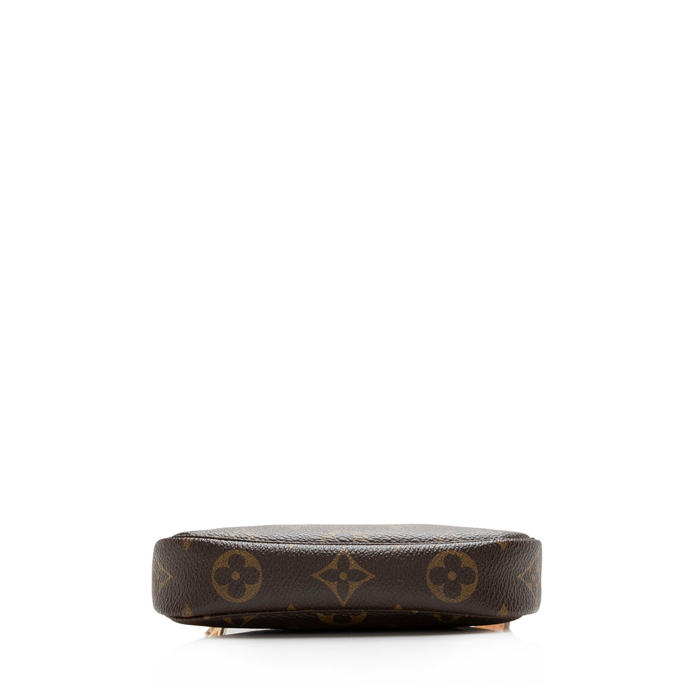 Louis Vuitton Monogram Canvas Mini Pochette Accessoires (SHF-16385)