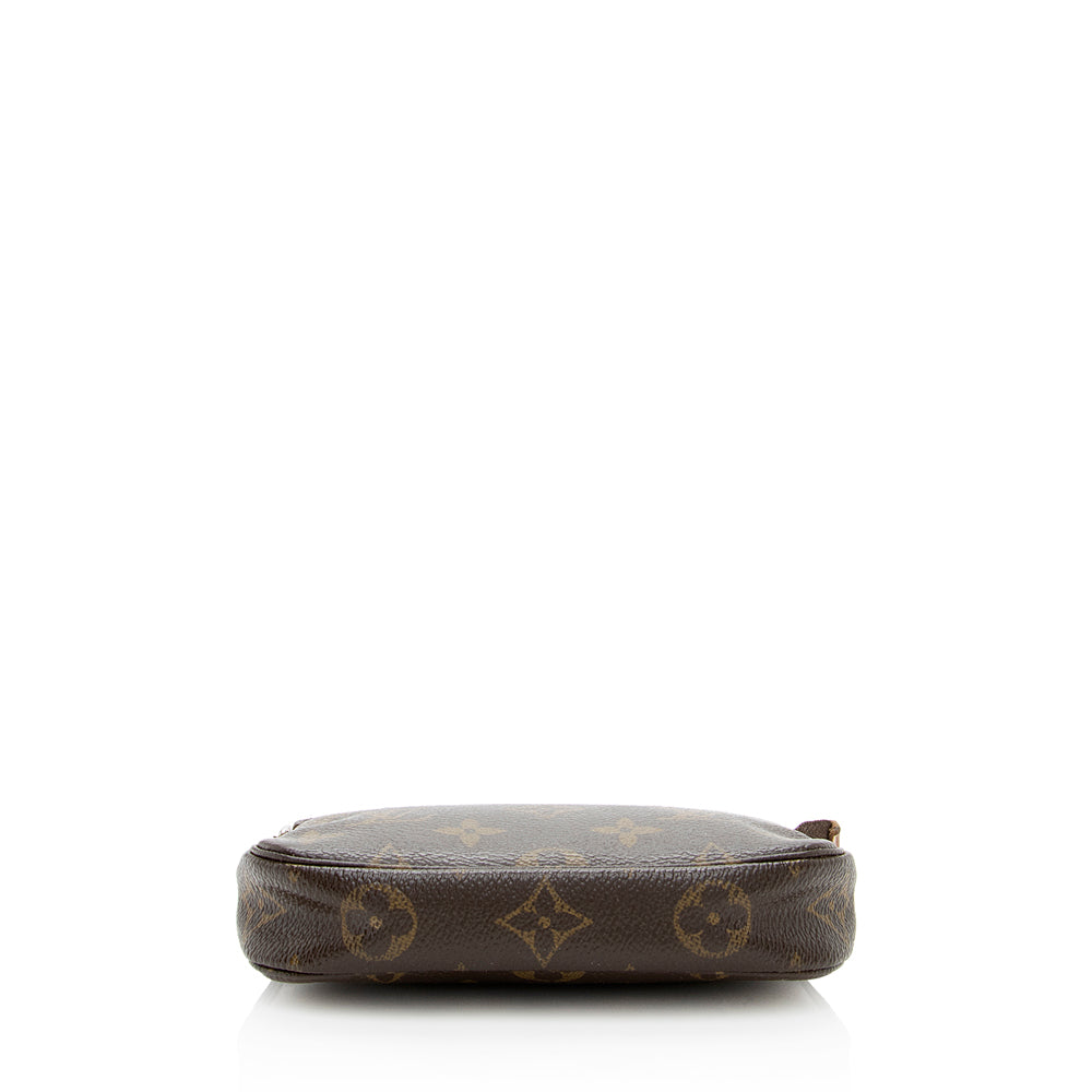Louis Vuitton Monogram Canvas Mini Pochette Accessories (SHF-18315)
