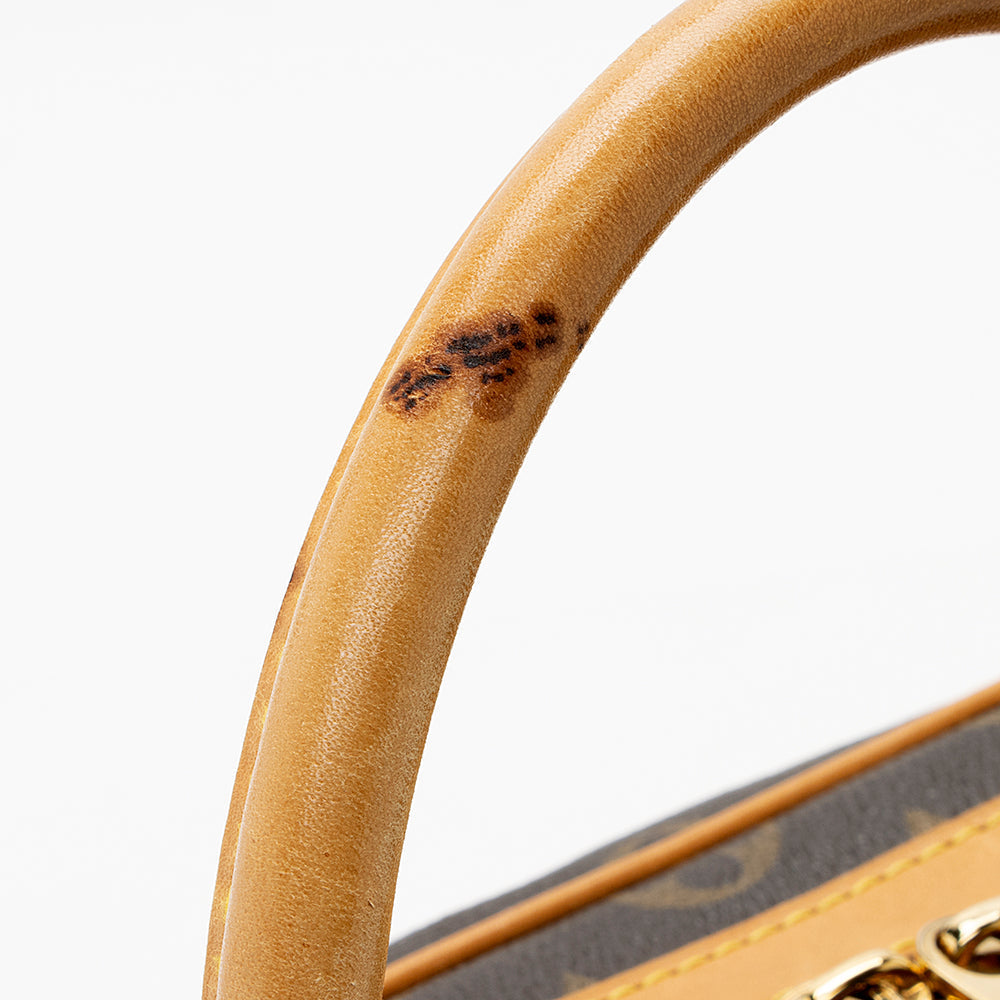 Louis Vuitton Monogram Canvas Mizi Satchel (SHF-18017)