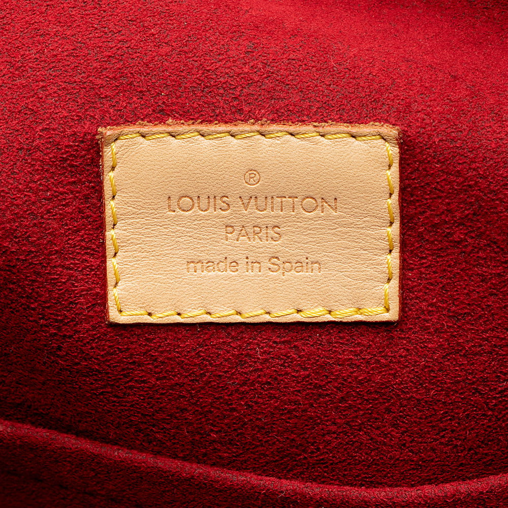 Louis Vuitton Monogram Canvas Mizi Satchel (SHF-18017)