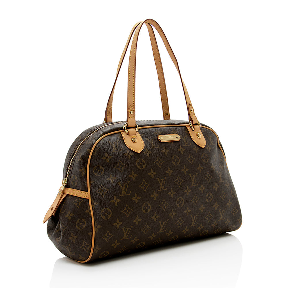 Louis Vuitton Monogram Canvas Montorgueil GM Shoulder Bag (SHF-15149)