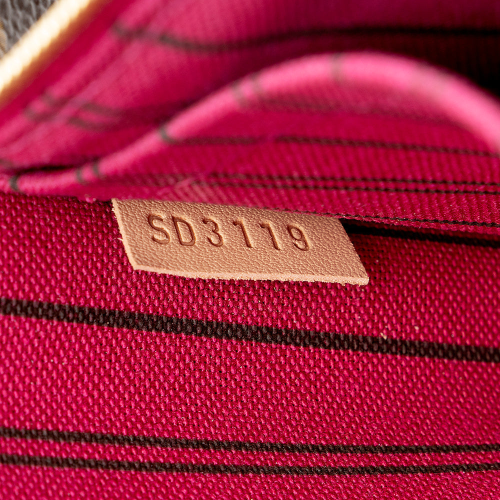 Louis Vuitton Monogram Canvas Neverfull MM Pochette (SHF-18092)