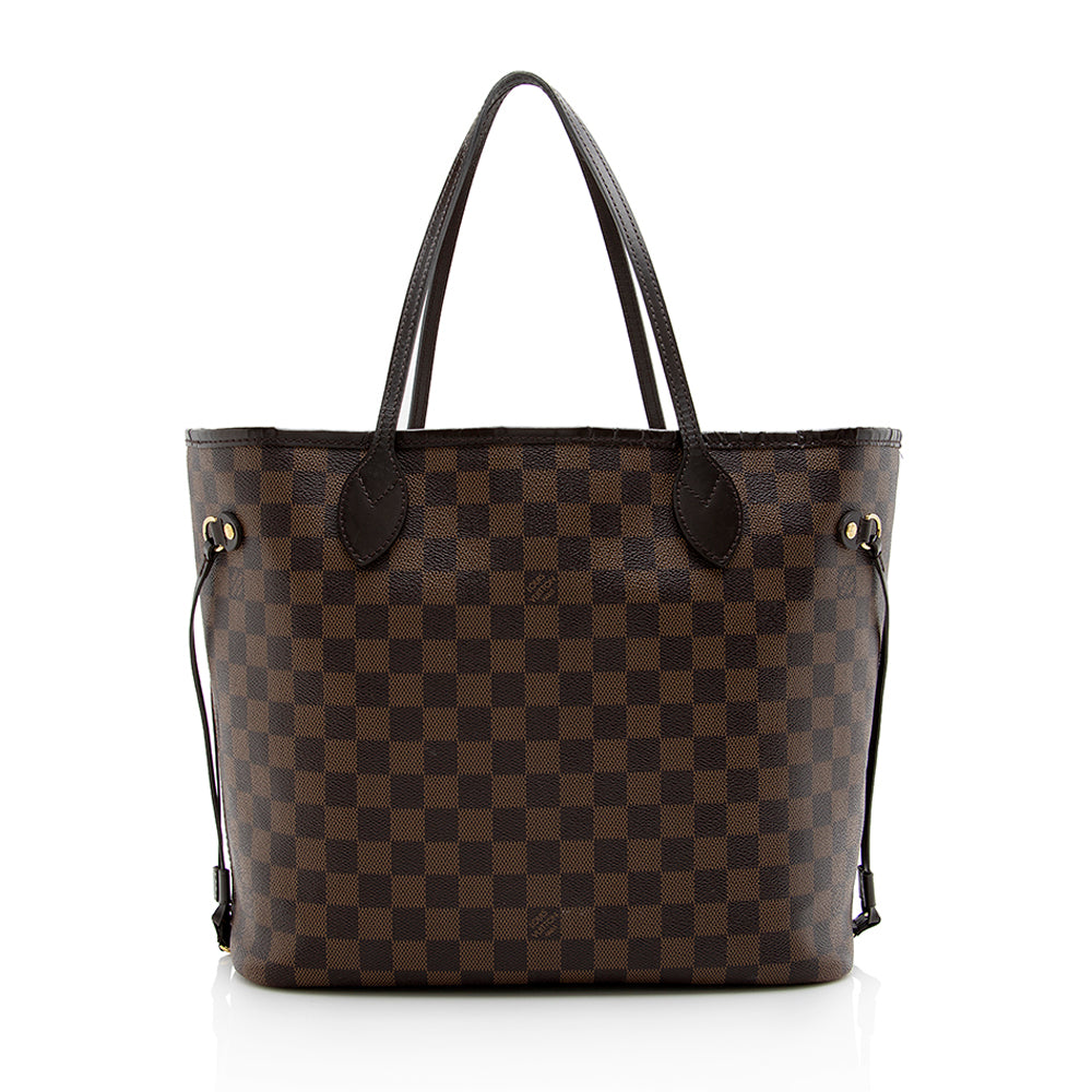 Louis Vuitton Damier Ebene Neverfull MM Tote (SHF-17975)