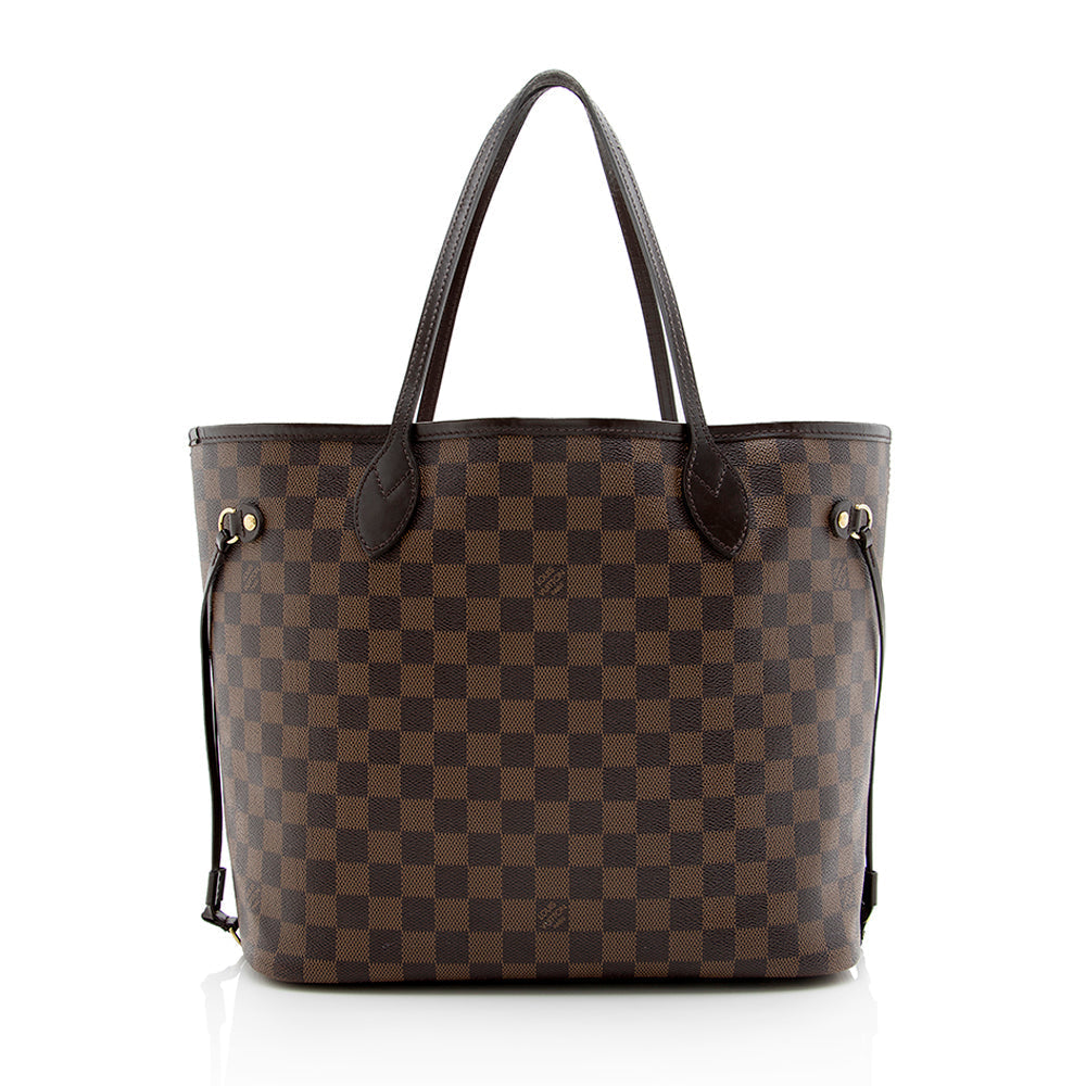 Louis Vuitton Damier Ebene Neverfull MM Tote (SHF-17975)