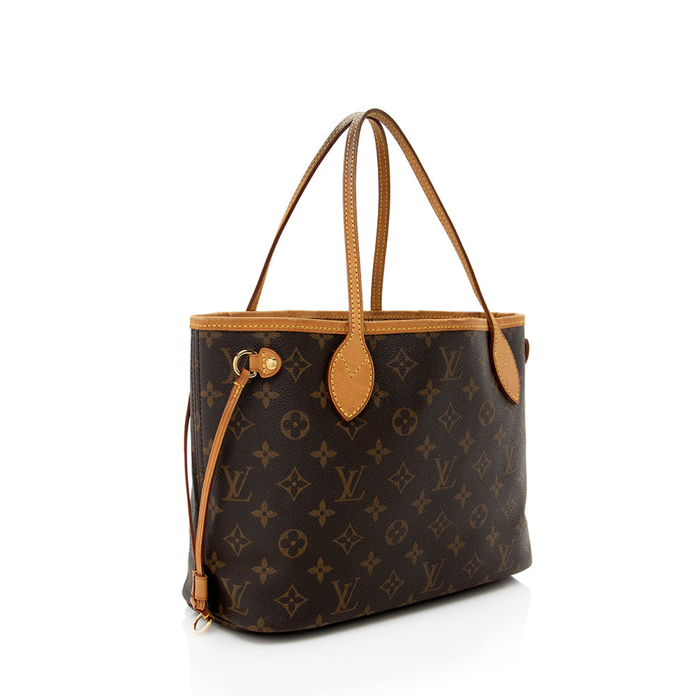 Louis Vuitton Monogram Canvas Neverfull PM Tote (SHF-18380)