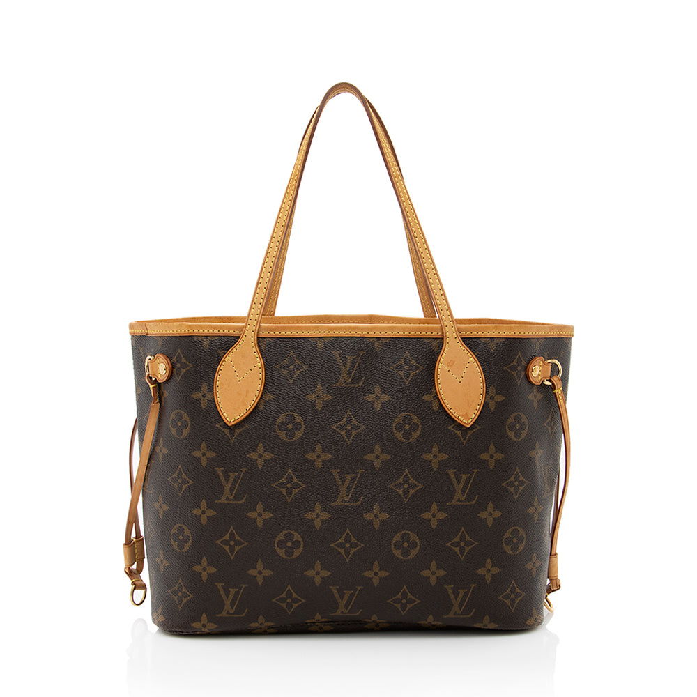 Louis Vuitton Monogram Canvas Neverfull PM Tote (SHF-18384)