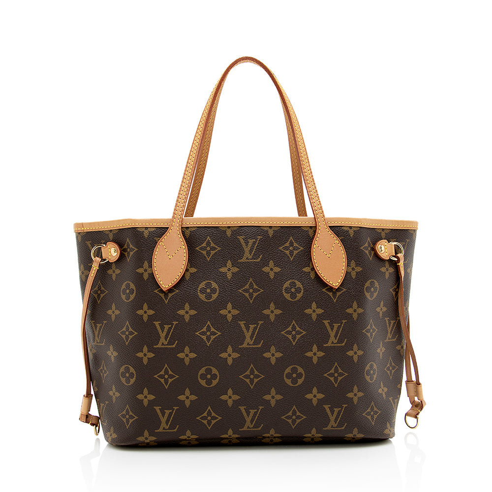 Louis Vuitton Monogram Canvas Neverfull PM Tote (SHF-18403)