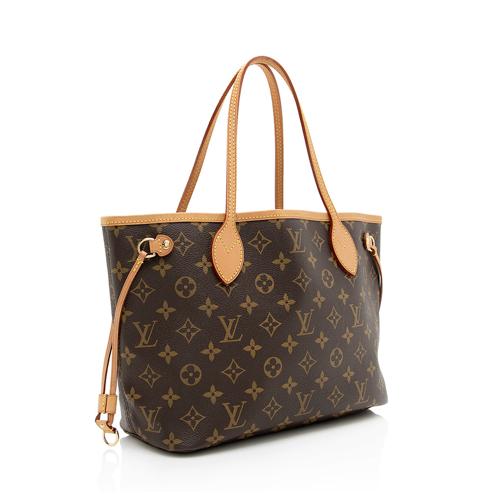 Louis Vuitton Monogram Canvas Neverfull PM Tote (SHF-18403)