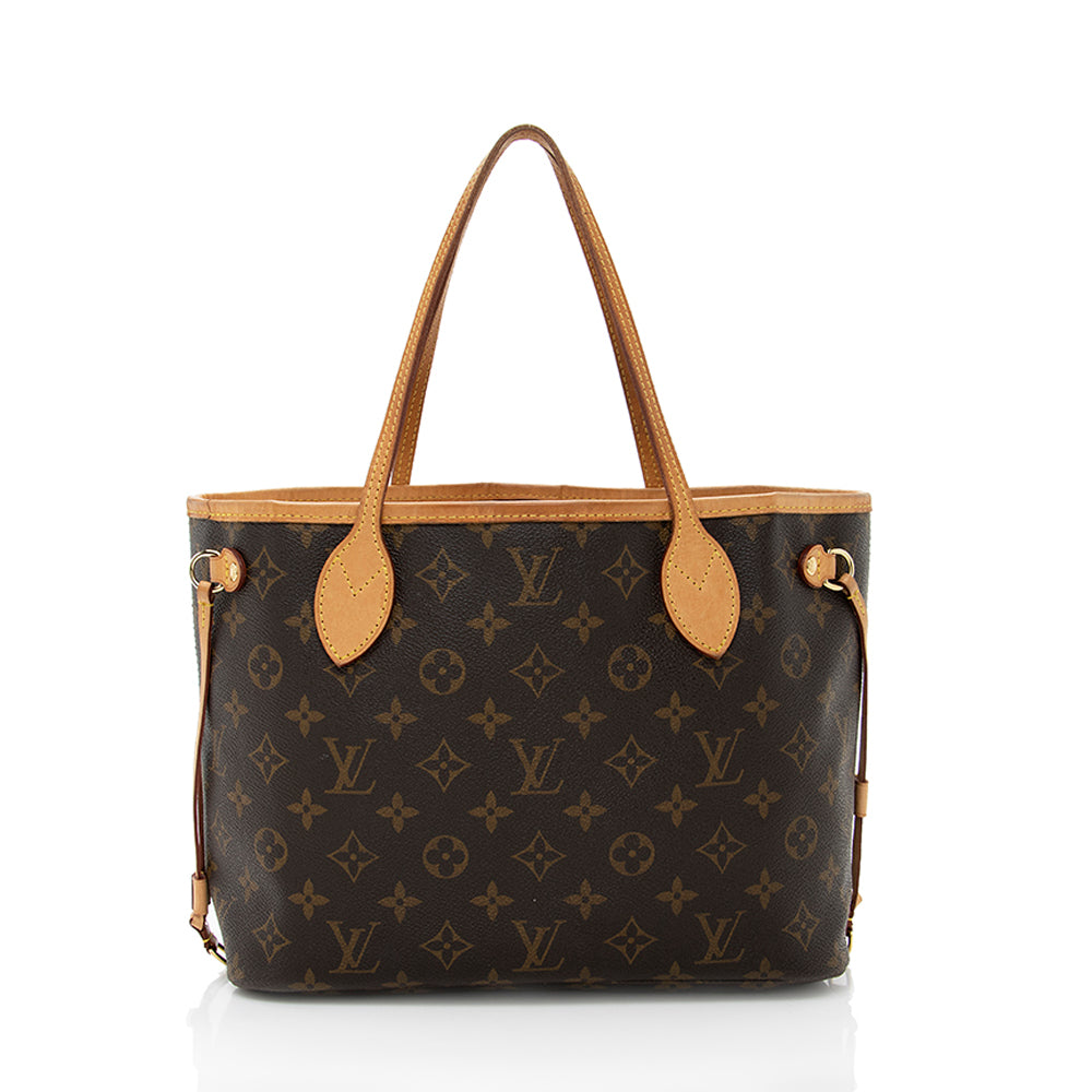 Louis Vuitton Monogram Canvas Neverfull PM Tote (SHF-18321)