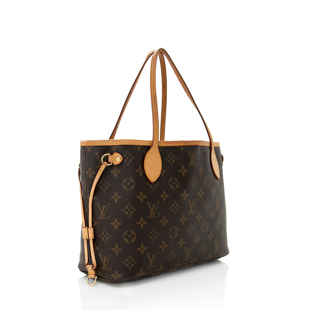 Louis Vuitton Monogram Canvas Neverfull PM Tote (SHF-18321)