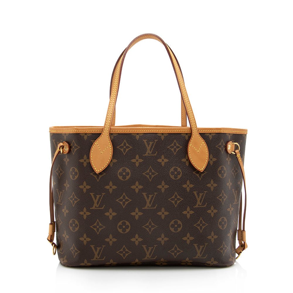Louis Vuitton Monogram Canvas Neverfull PM Tote (SHF-17771)