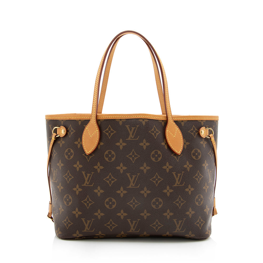 Louis Vuitton Monogram Canvas Neverfull PM Tote (SHF-17771)
