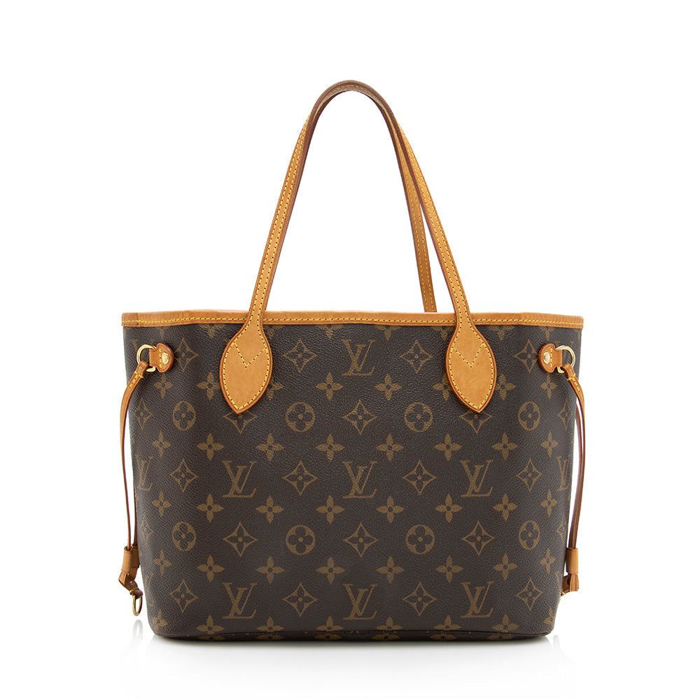 Louis Vuitton Monogram Canvas Neverfull PM Tote (SHF-17775)