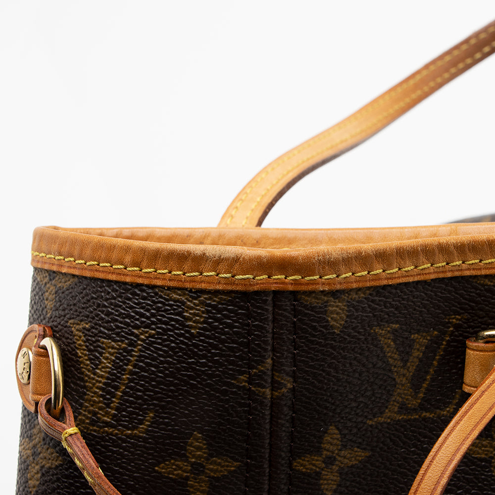 Louis Vuitton Monogram Canvas Neverfull PM Tote (SHF-17775)