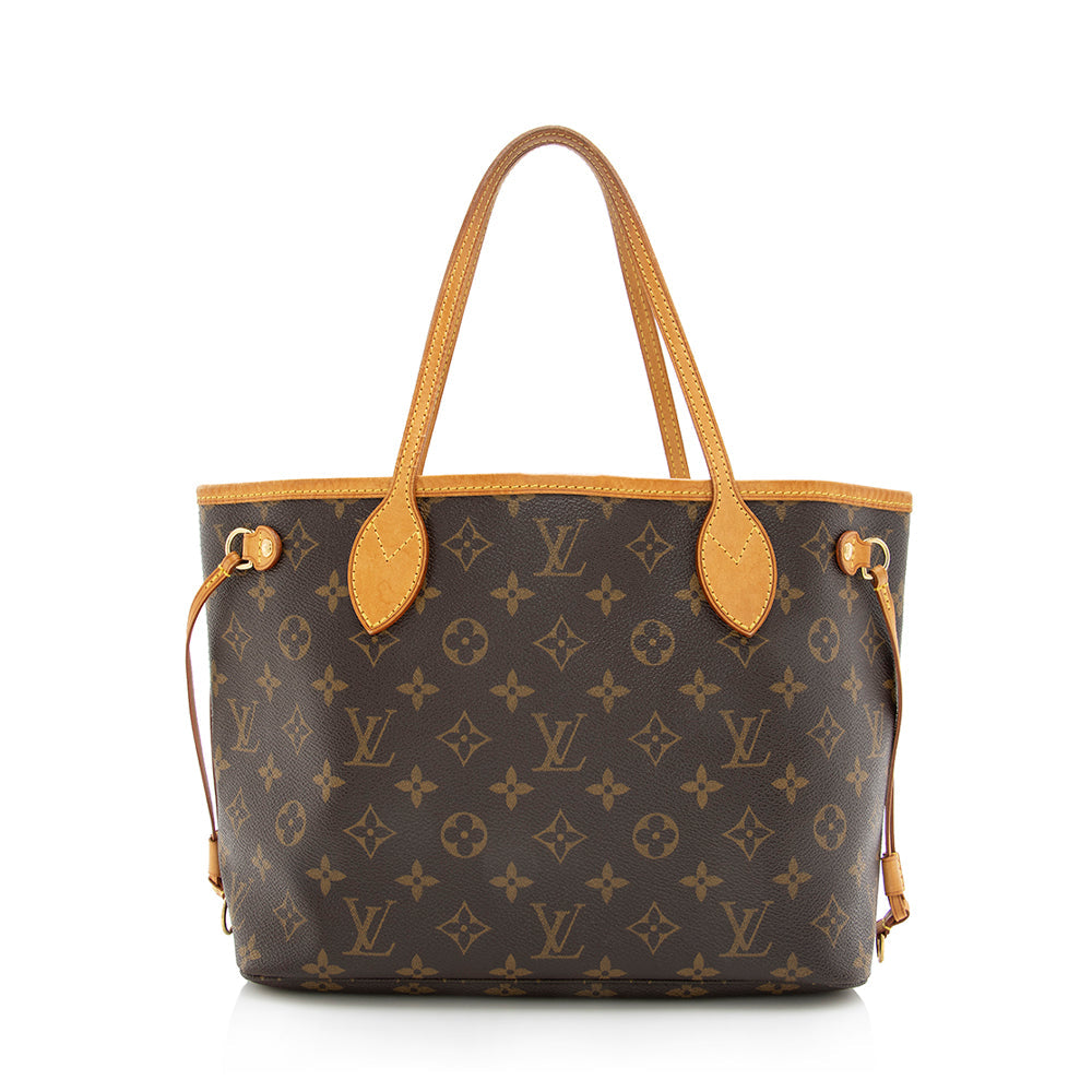 Louis Vuitton Monogram Canvas Neverfull PM Tote (SHF-17775)