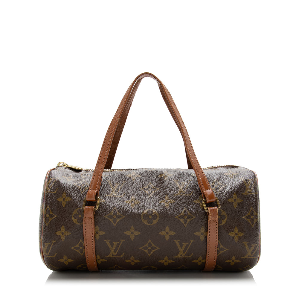Louis Vuitton Vintage Monogram Canvas Papillon 26 Satchel (SHF-17452)