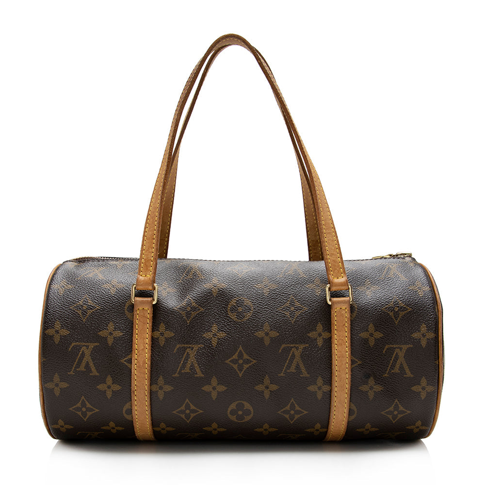 Louis Vuitton Monogram Canvas Papillon 30 Satchel (SHF-17451)