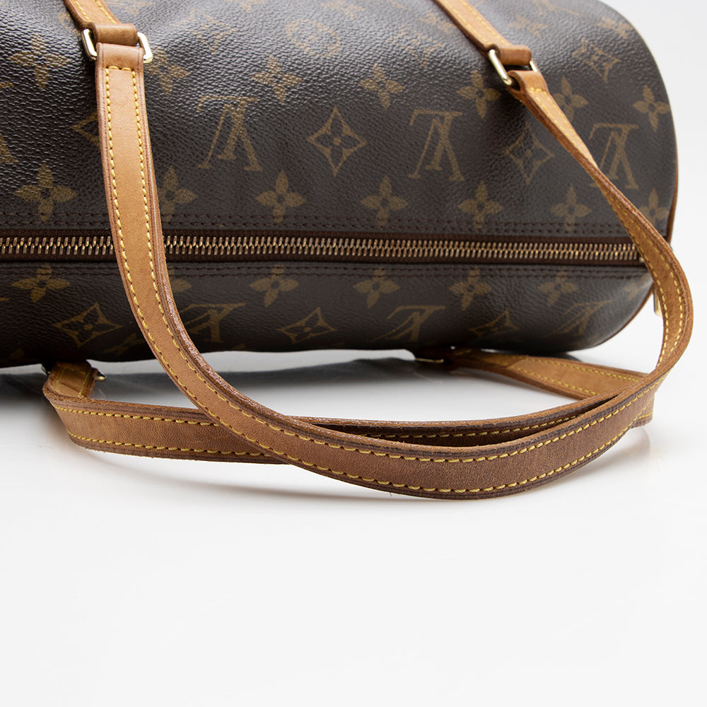 Louis Vuitton Monogram Canvas Papillon 30 Satchel (SHF-17451)