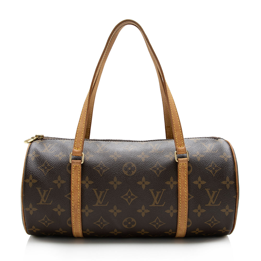 Louis Vuitton Monogram Canvas Papillon 30 Satchel (SHF-17451)