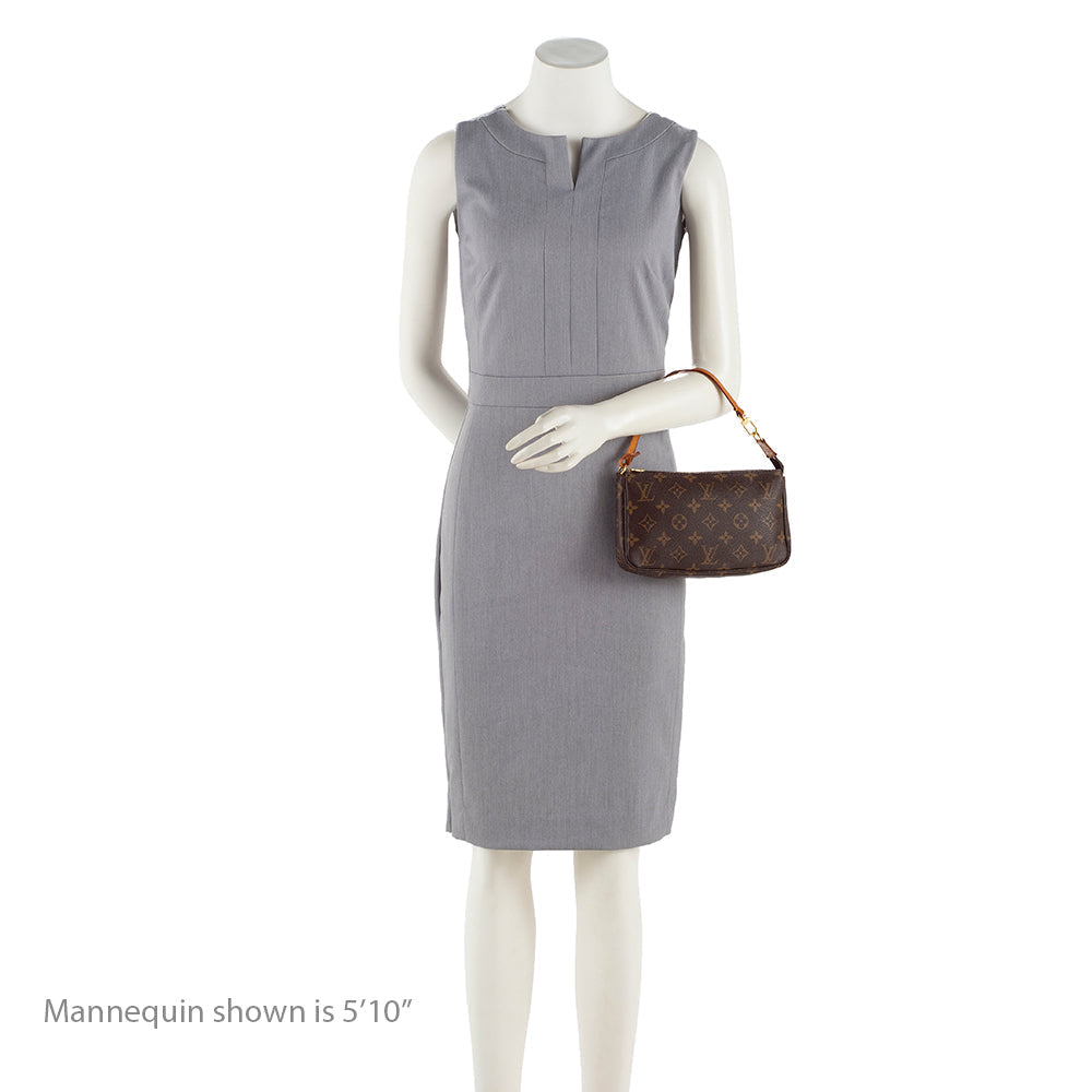 Louis Vuitton Monogram Canvas Pochette Accessories (SHF-17525)