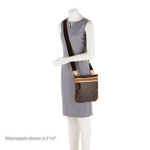 Louis Vuitton Monogram Canvas Pochette Bosphore Messenger Bag (SHF-18335)
