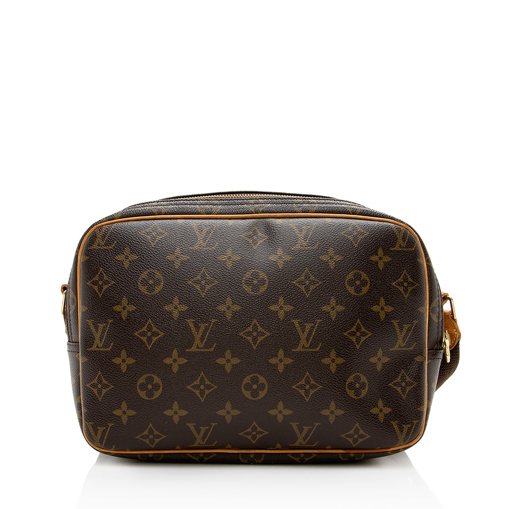 Louis Vuitton Monogram Canvas Reporter PM Messenger Bag (SHF-17141)