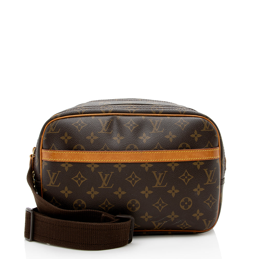 Louis Vuitton Monogram Canvas Reporter PM Messenger Bag (SHF-17141)
