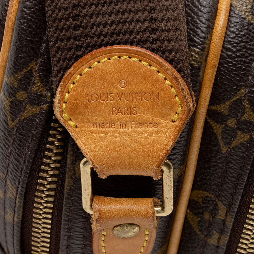 Louis Vuitton Monogram Canvas Reporter PM Messenger Bag (SHF-17141)