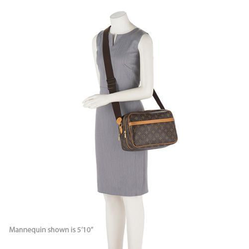 Louis Vuitton Monogram Canvas Reporter PM Messenger Bag (SHF-17141)