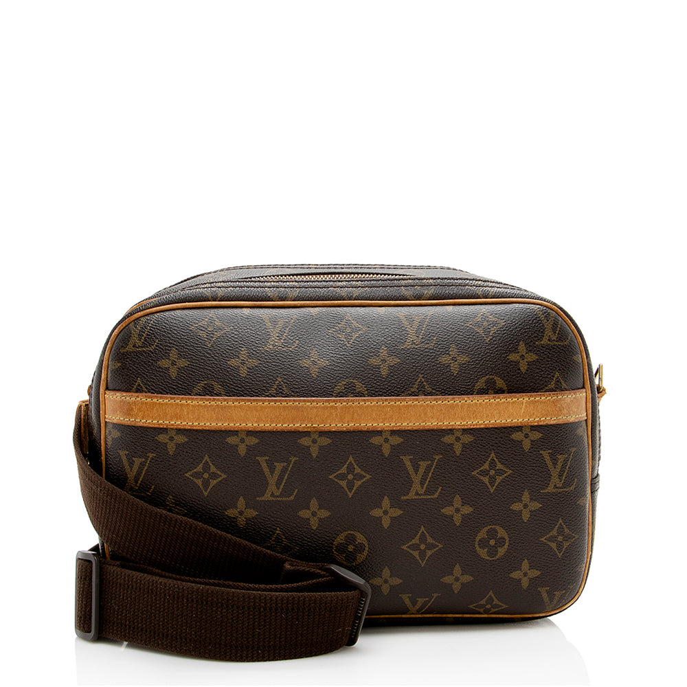 Louis Vuitton Monogram Canvas Reporter PM Messenger Bag (SHF-17454)