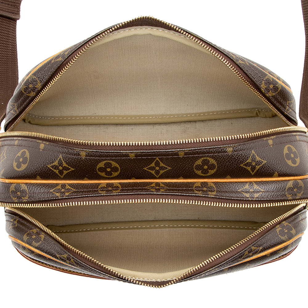 Louis Vuitton Monogram Canvas Reporter PM Messenger Bag (SHF-17454)