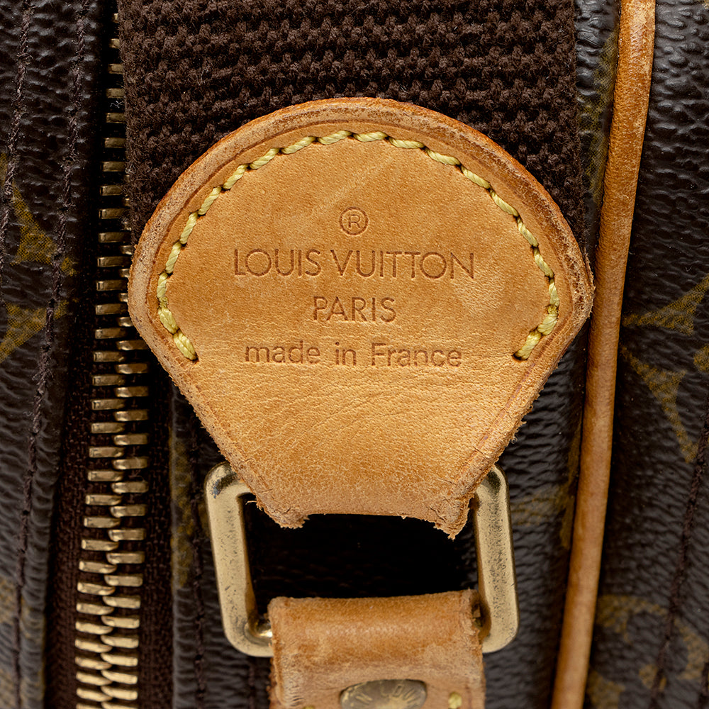 Louis Vuitton Monogram Canvas Reporter PM Messenger Bag (SHF-17454)