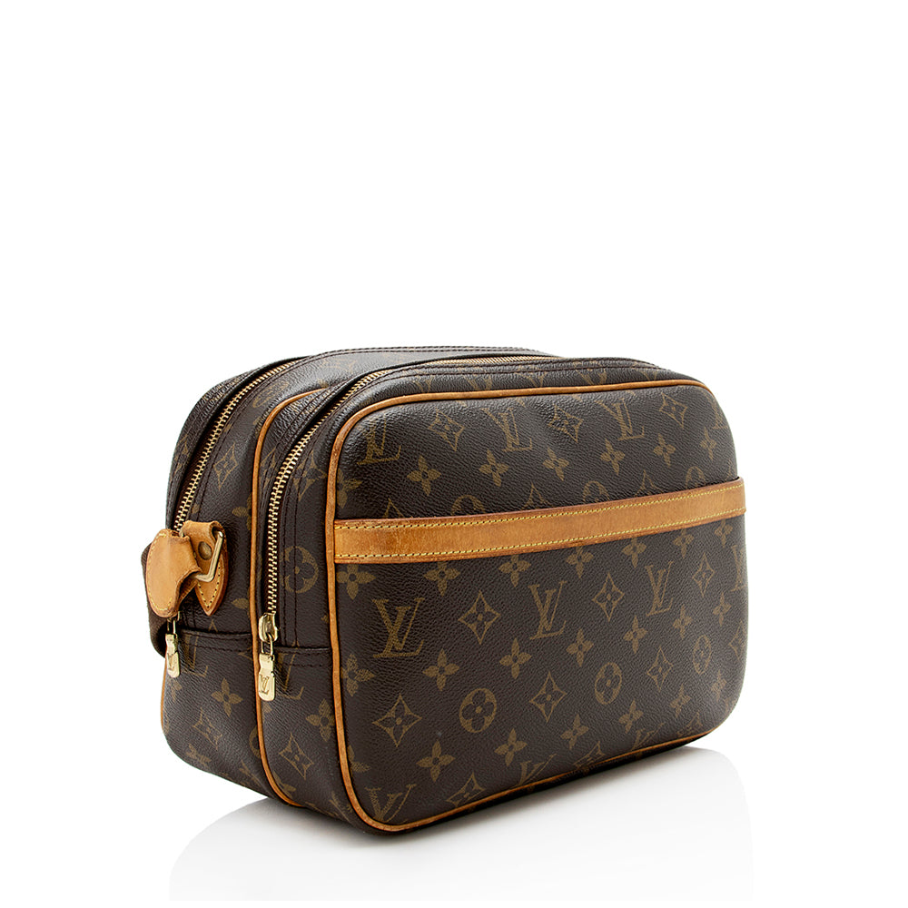 Louis Vuitton Monogram Canvas Reporter PM Messenger Bag (SHF-17454)
