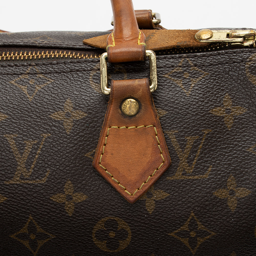 Louis Vuitton Monogram Canvas Speedy 25 Satchel - FINAL SALE (SHF-14608)