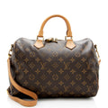 Louis Vuitton Monogram Canvas Speedy Bandouliere 30 Satchel (SHF-17837)