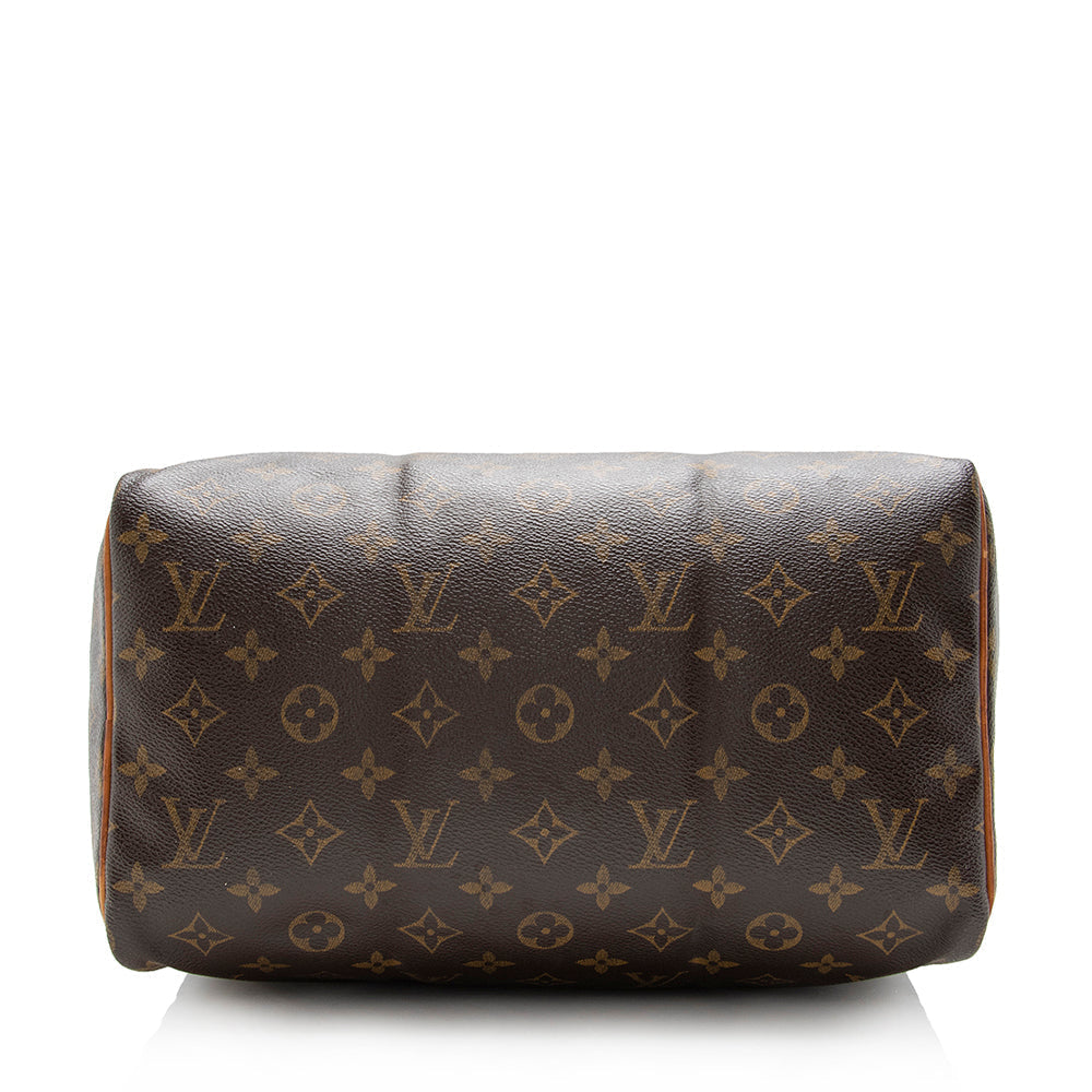 Louis Vuitton Monogram Canvas Speedy 30 Satchel (SHF-14234)